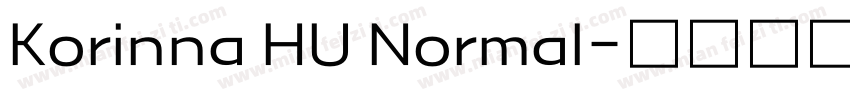 Korinna HU Normal字体转换
